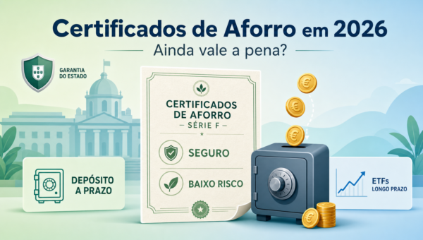 Certificados de Aforro em 2026: comparação com depósitos a prazo e ETFs, com cofre e moedas